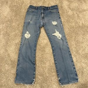 Vintage broken in Levi’s 517